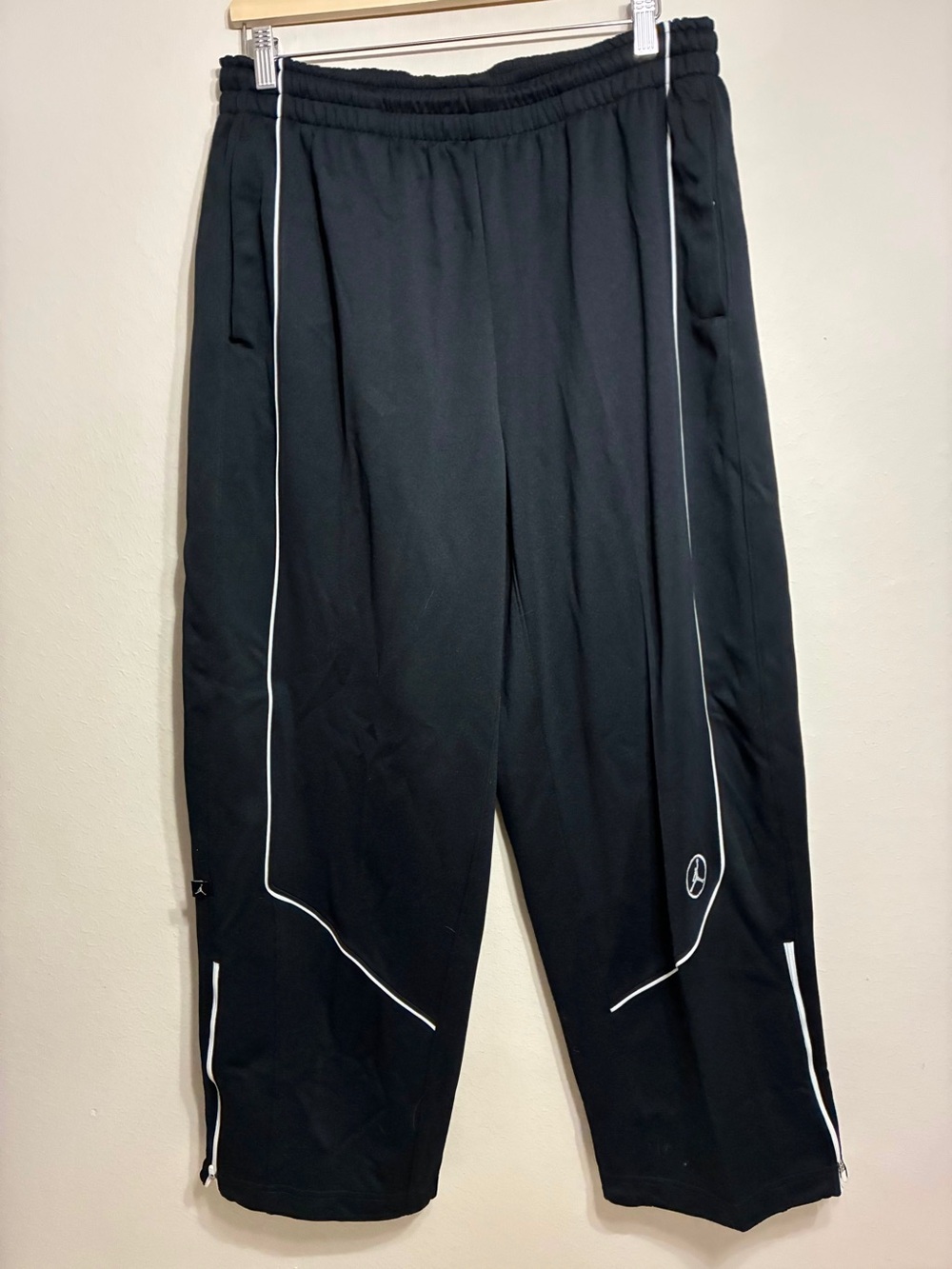 Jordan Loose Fit Sweatpants Jogger Black Pants Size XL